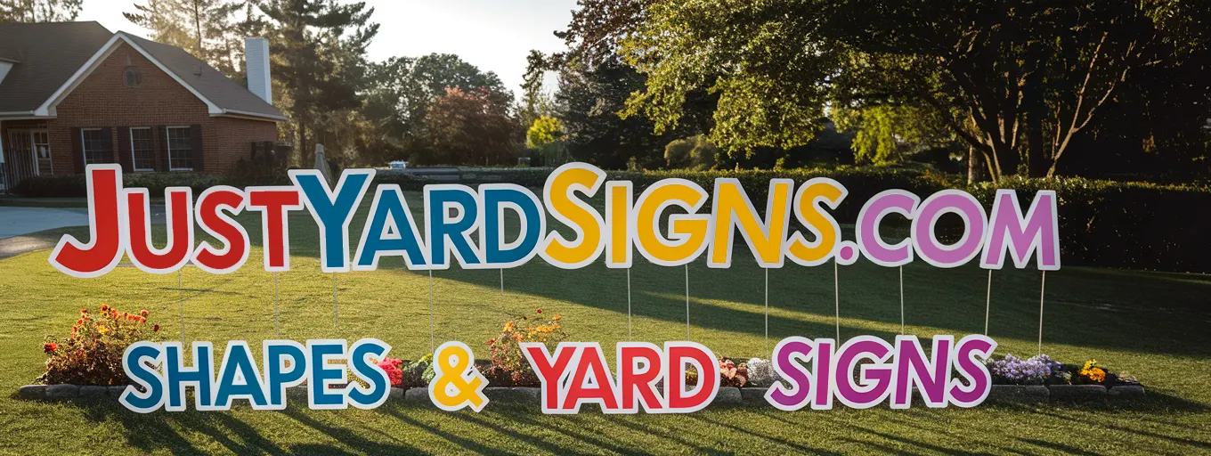 Fully Custom Die-Cut Yard Signs